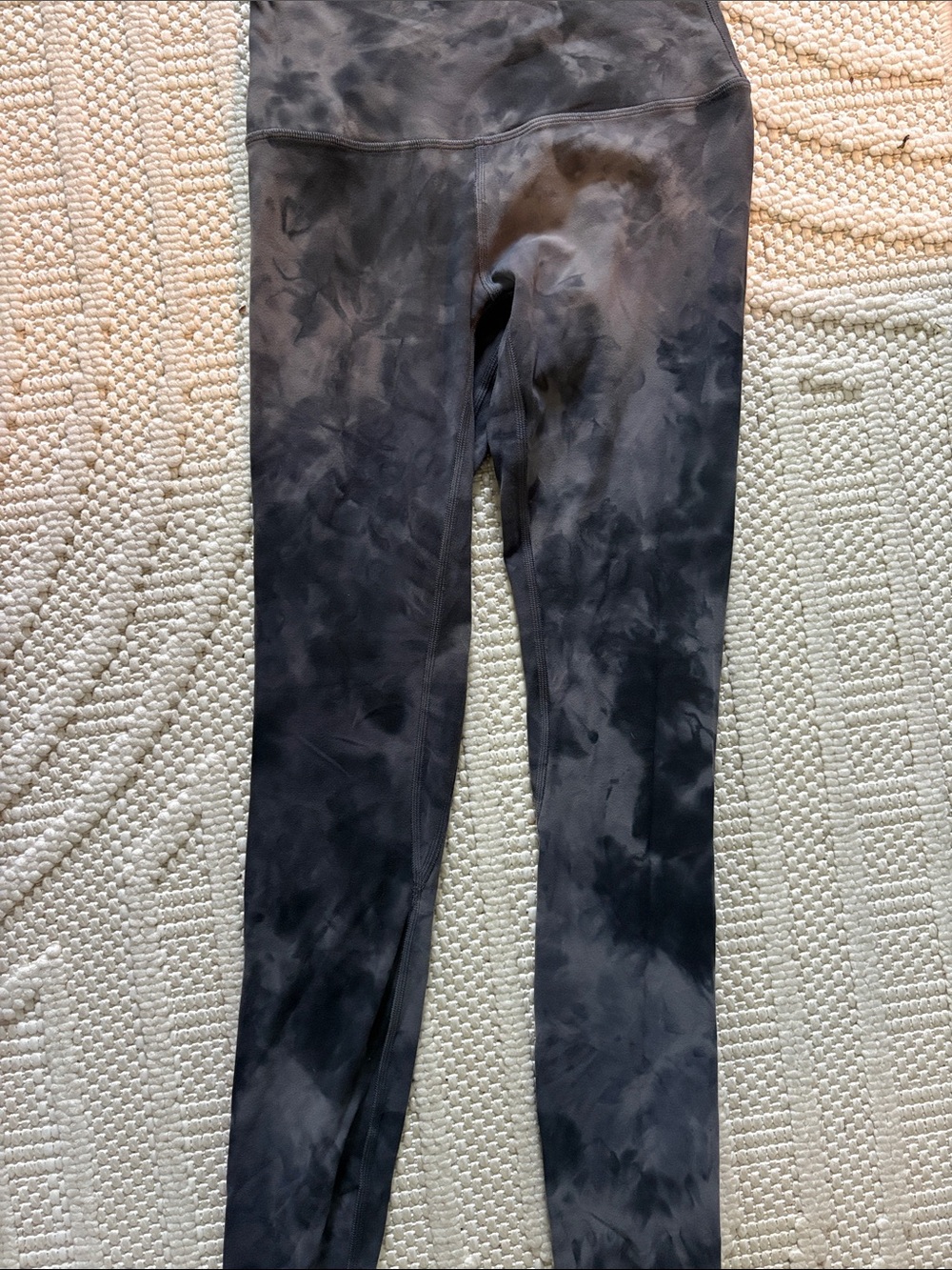 lululemon athletica Tie-Dye Leggings - Dark Gray/Black